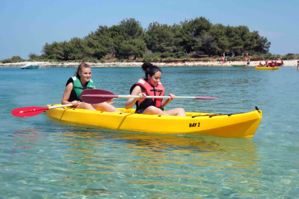 Kayaking in Kroatien