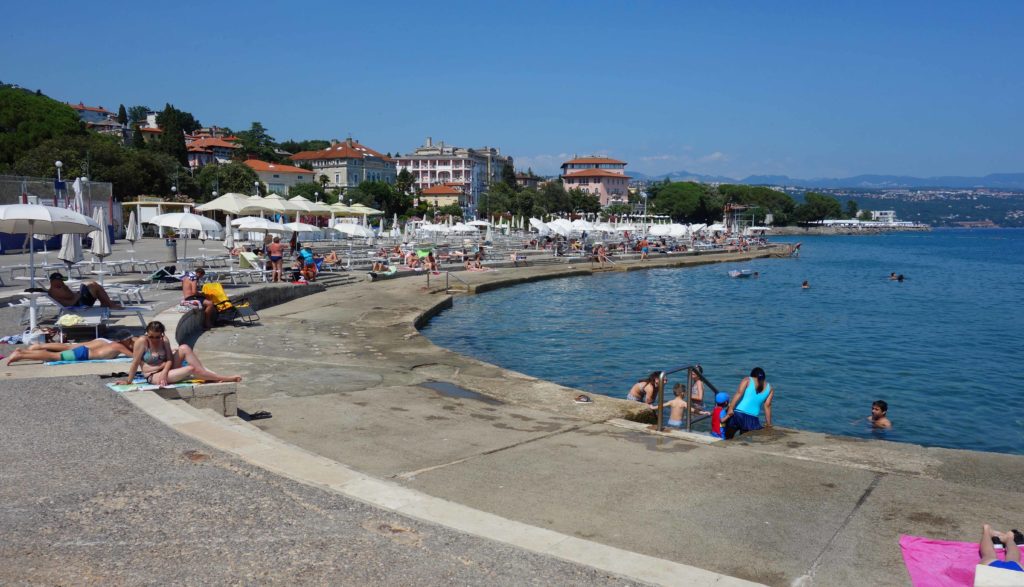 Opatija Stadtstrand