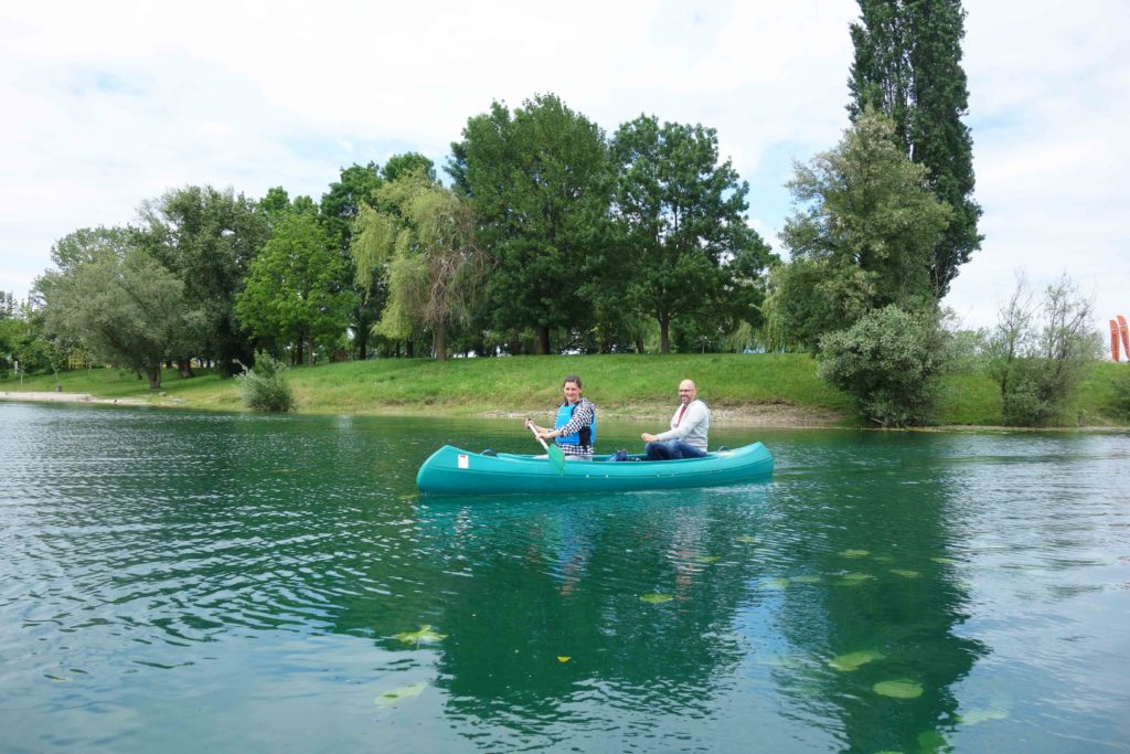 Kanutour auf dem Jarun-See