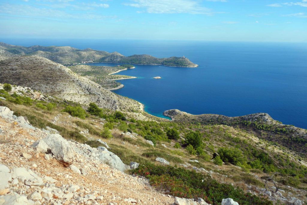 Aussicht auf Lastovo, Kroatien