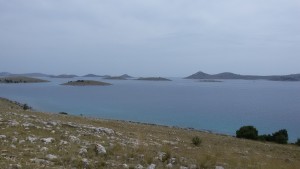 Aussicht über die Kornati Inseln
