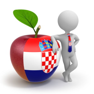 Krawatte aus Kroatien