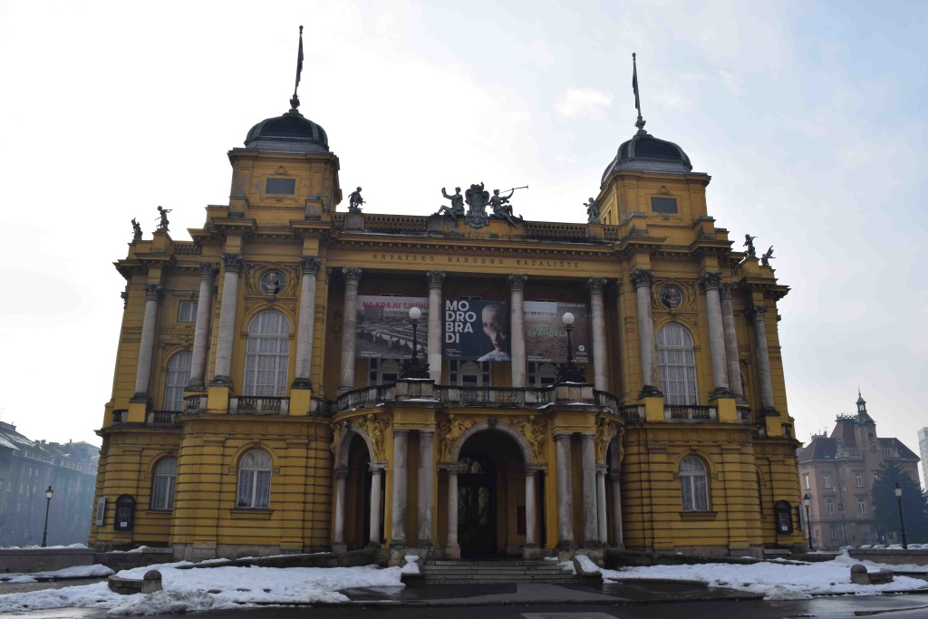 Kroatisches Nationaltheater in Zagreb