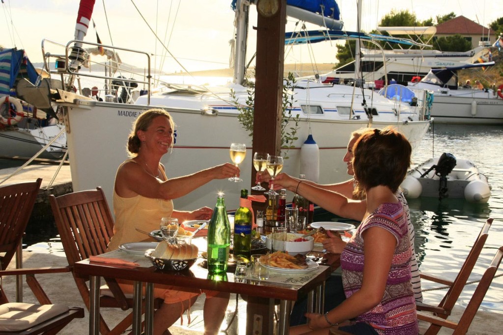 Schlemmen im Hafen