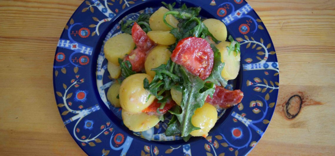 Kartoffelsalat mit Rucola