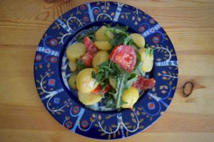 Kartoffelsalat mit Rucola