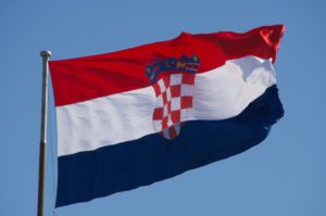 Kroatische Nationalhymne, kroatische Flagge