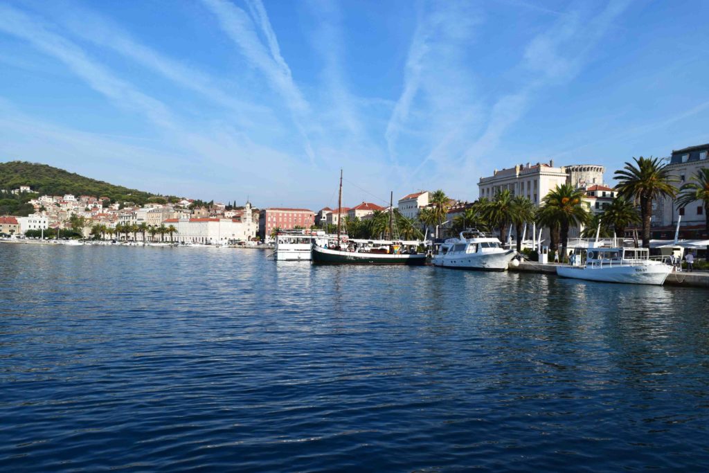 Hafen von Split Kroatien