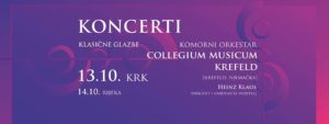 Collegium Musicum Krefeld Rijeka Konzert am 14. Oktober 2016