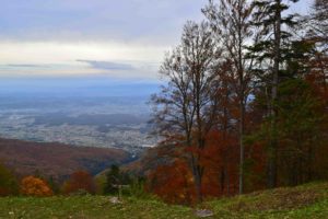 Aussicht in Zagorje von Sljeme