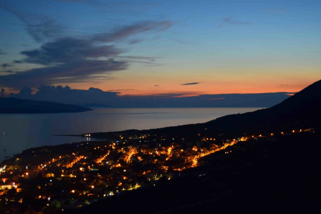 Sonnenuntergang auf Brac Kroatien Reise