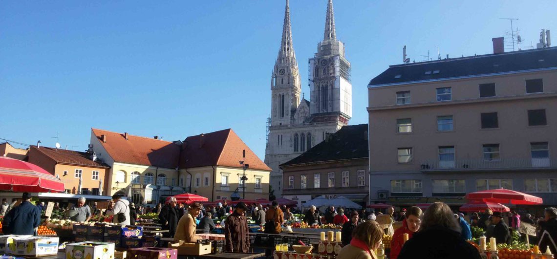 Markt Dolac in Zagreb