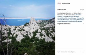 Kroatien-Liebe bei Instagram