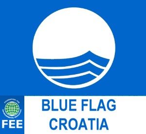 Blaue Flagge Kroatien