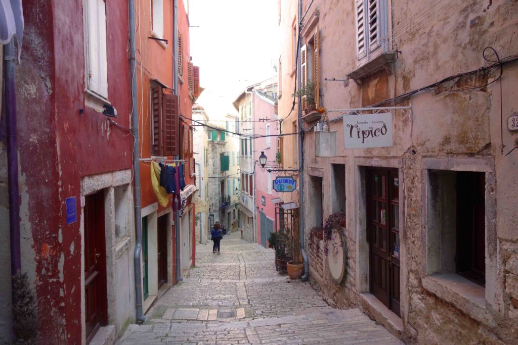 Künstlerstraße Grisia in Rovinj