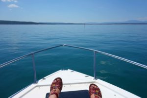 Auf dem Taxiboot Crikvenica Krk