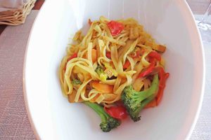 Veggie Essen im Beach Tunar in Selce