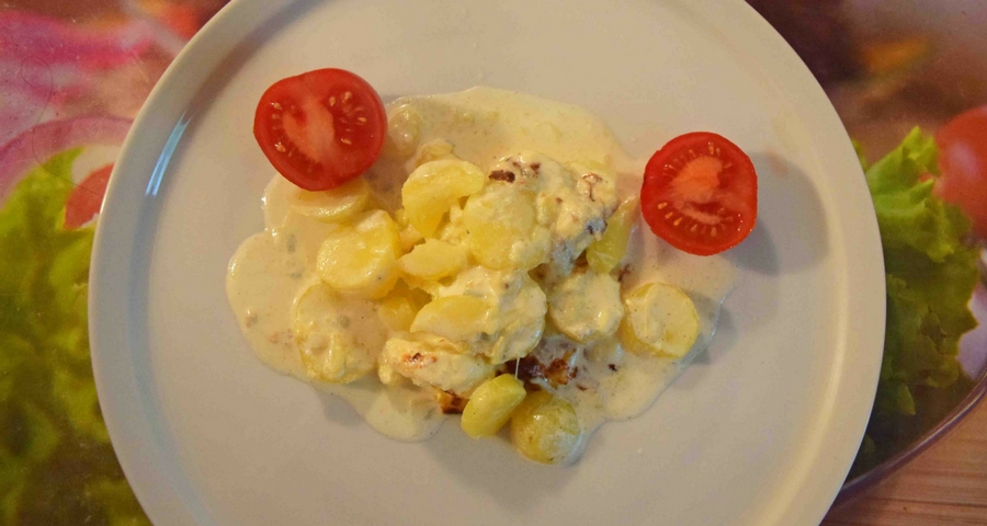 Kartoffelgratin mit Salbei