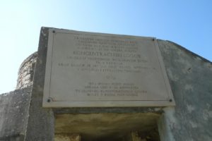 Gedenktafel am KZ auf Molat