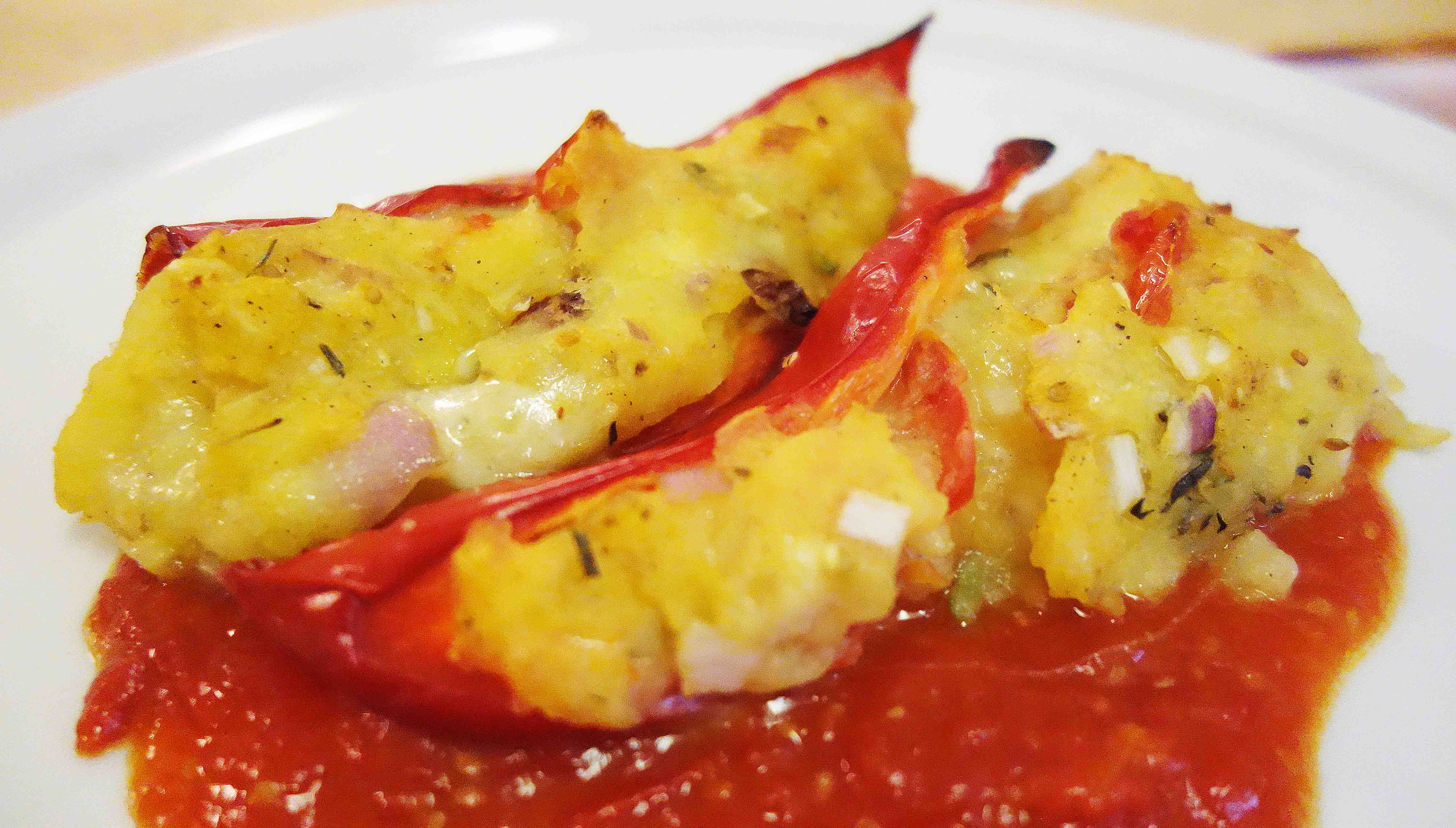 Gefüllte Spitzpaprika mit Kartoffeln - Kroatien-Liebe