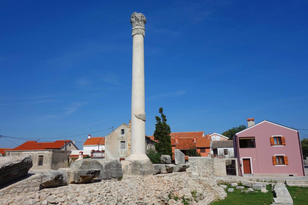 Römischer Tempel in Nin, Kroatien