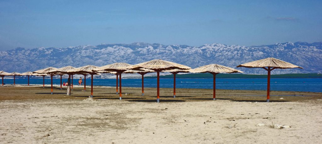 Sandstrand von Nin, Kroatien