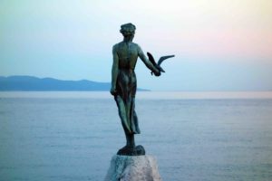 Wahrzeichen von Opatija: die Meerjungfrau