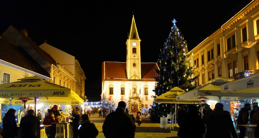 Weihnachtsmarkt in Varazdin