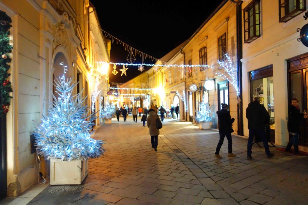 Weihnachtsmarkt in Varazdin