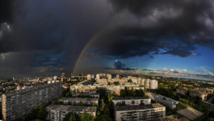 Plattenbauten in Zagreb