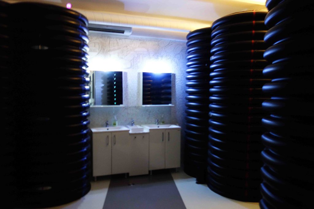 Waschraum im Subspace Hostel Zagreb