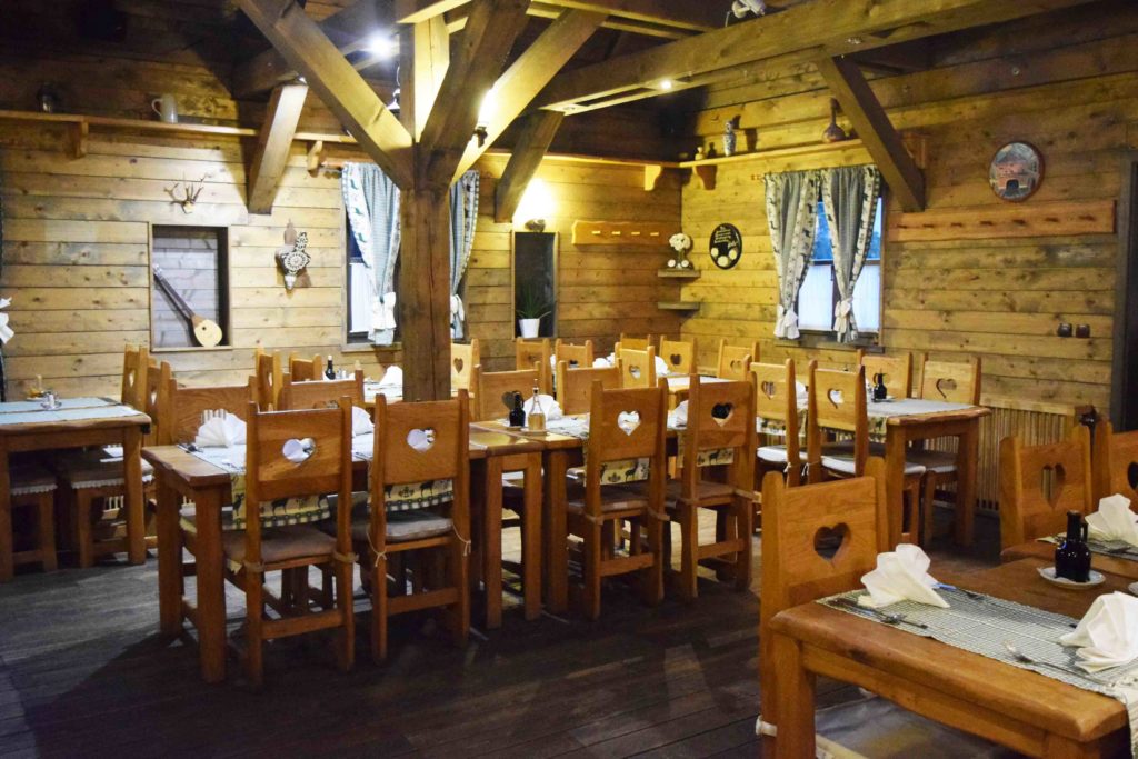 Restaurant der Ethno Houses Plitvica Selo