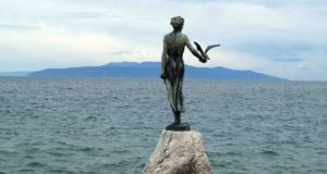 Opatija bei schlechtem Wetter