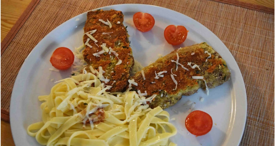 Schnitzel mit Thymian (Odrezak sa timijanom) - Kroatische Rezepte