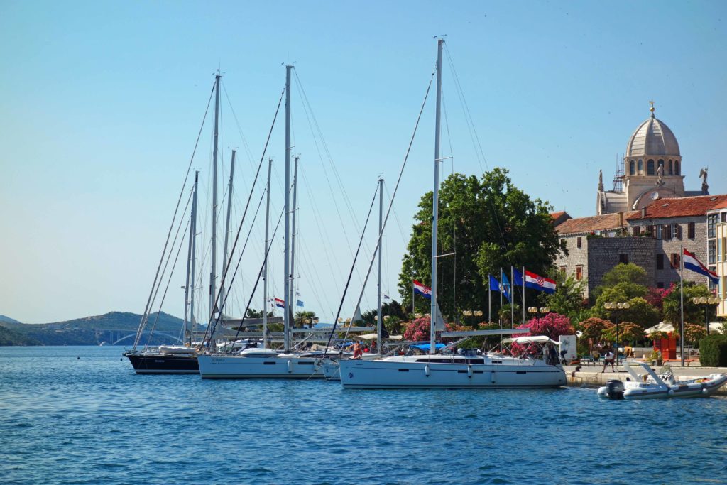 Marina von Sibenik, Kroatien