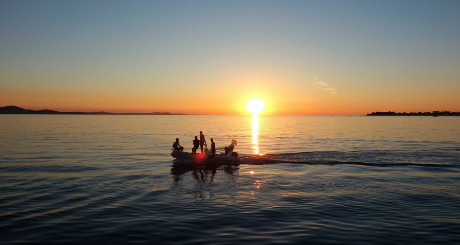 Sonnenuntergang in Zadar