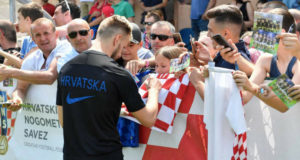 Kroatische Mannschaft trainiert für die FIFA WM 2018