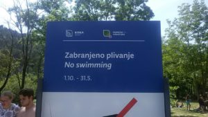 Badeverbot Krka Wasserfälle
