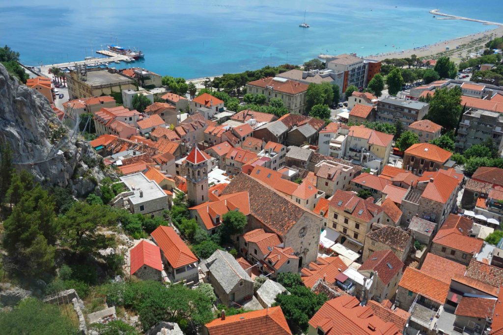 Altstadt von Omiš Kroatien