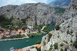 Festung von Omiš Kroatien