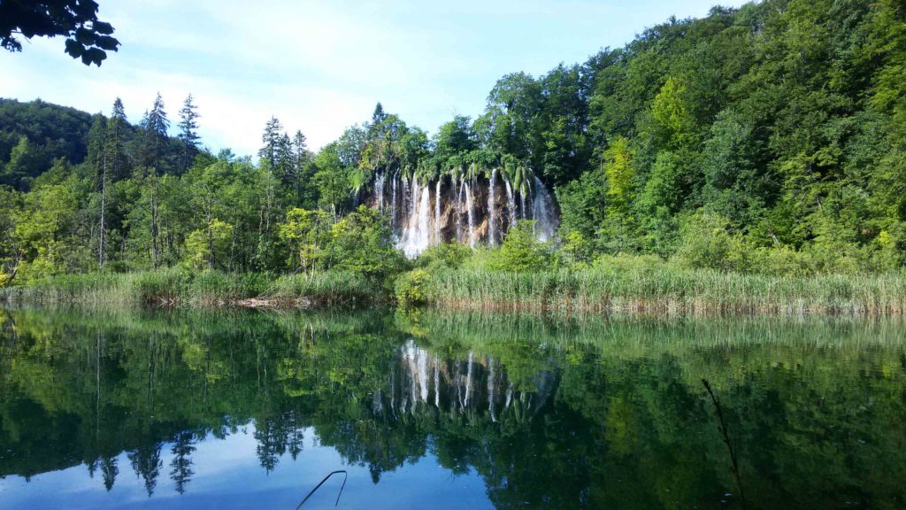 Wasserfall an den Plitvicer Seen