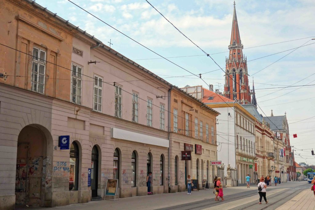 Fußgängerzone von Osijek