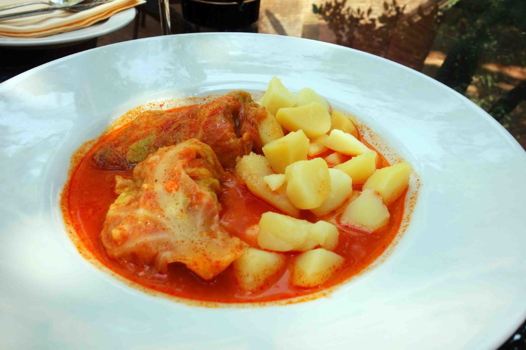 Vegetarisch essen im Stari Podrum Ilok