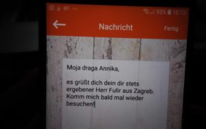 Postkarten schreiben mit Postando