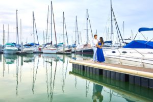 Hochzeit auf einem Boot