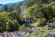 Zipline Edison auf Krk, Kroatien