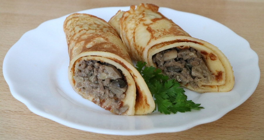 28 Gefuellte Pfannkuchen Rollen - Ara Rezepte