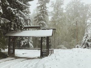 Schneechaos auf Sljeme im Mai