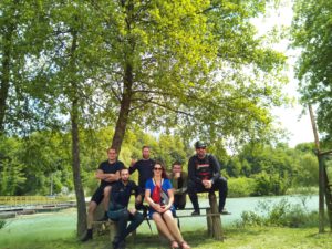 Rafting Team Mreznica mit Annika von Kroatien-Liebe