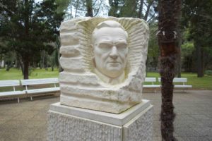 Steinbüste von Tito auf Veli Brijun